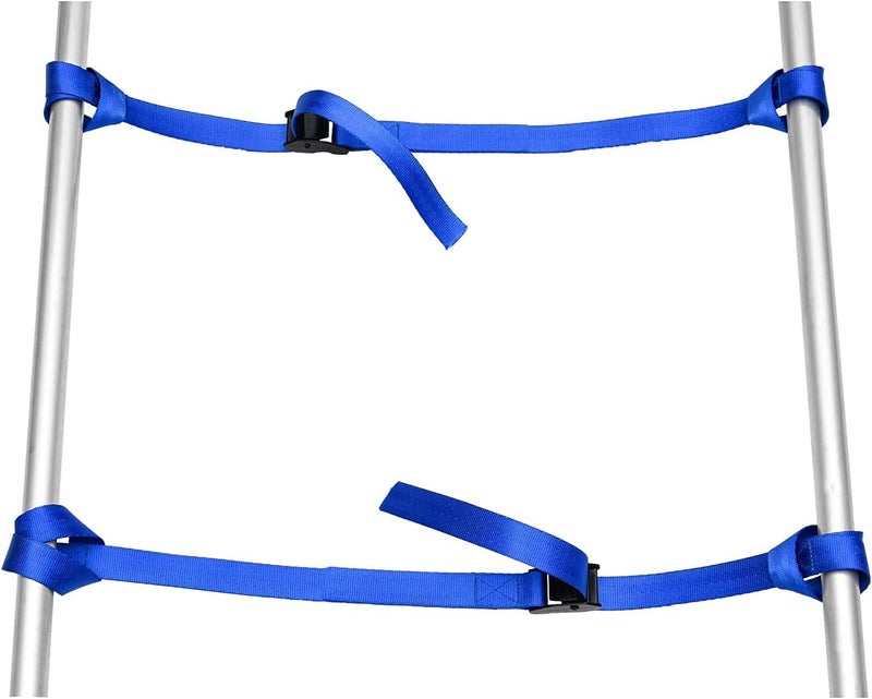 GAITWIN Car Roof Rack Loop Tie Down Straps - Short Cam Buckle Crossbars for Kayak, Surfboard, Paddle Board, Surf Rack Lashing Straps for Longboard, Bodyboard, Truck, Dock, Boat, Trailer, ATV, Dirt Bike, Canoe - Image 1